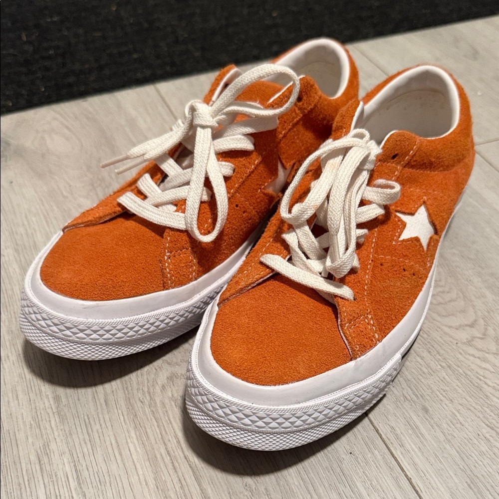 Converse Vibrant Orange Sneakers